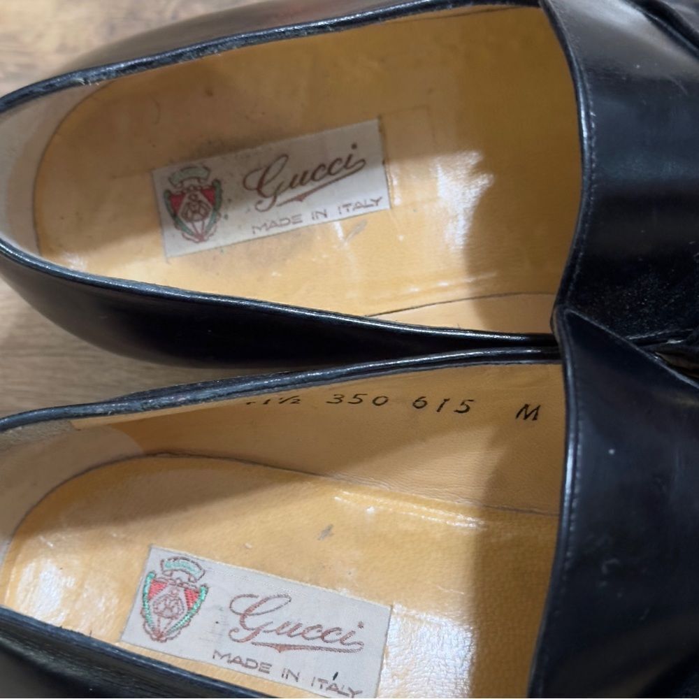 Gucci Men’s Vintage Classic Dress Shoes Size 41 1/2 - Picture 6 of 16